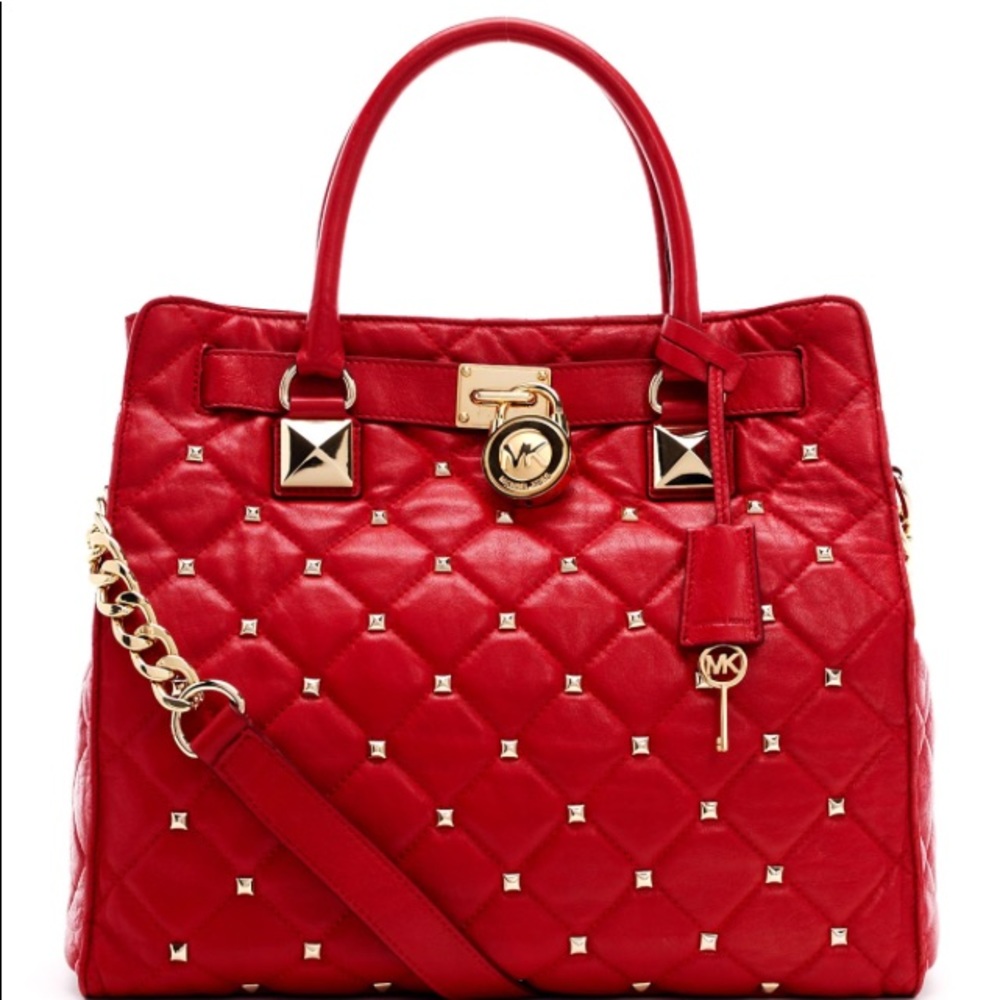 Red Hamilton tote RARE